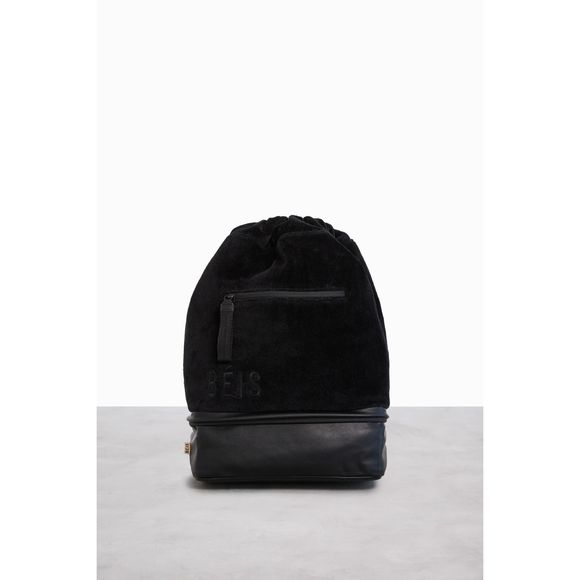 NWT BEIS Terry Backpack Cooler in Black - Picture 1 of 9